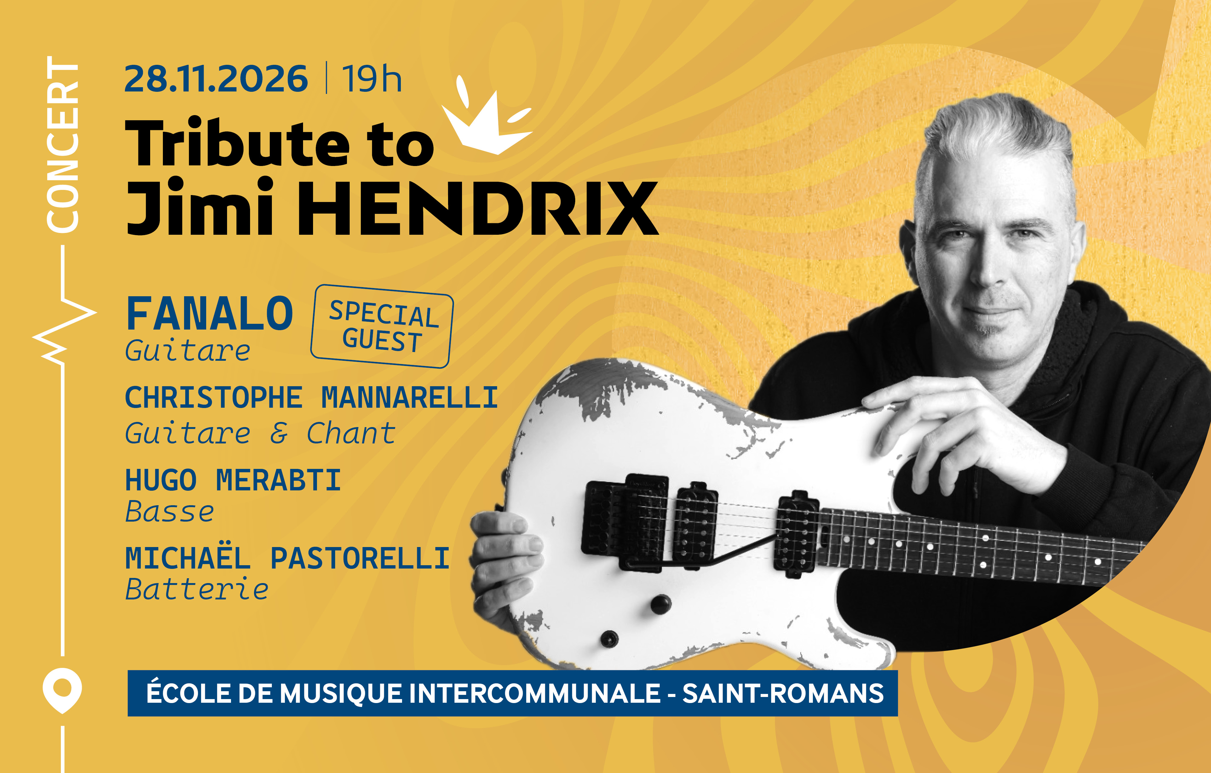 Concert tribute to Jimi Hendrix