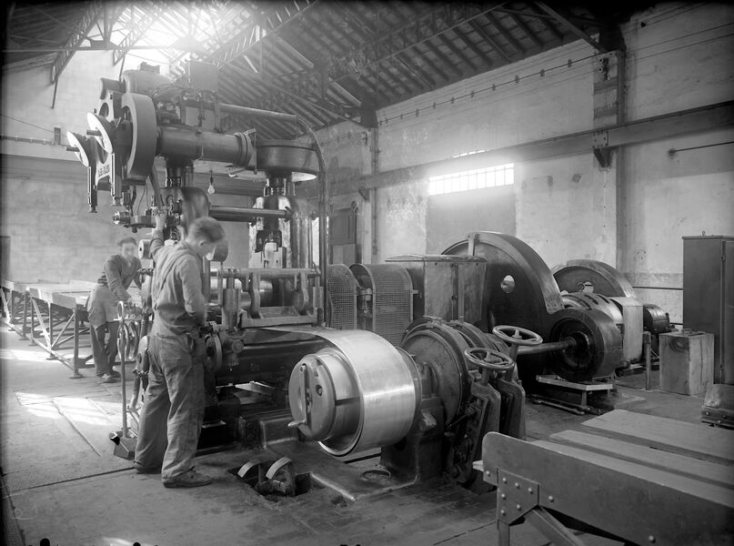 Atelier des Forges de Cran, années 1950