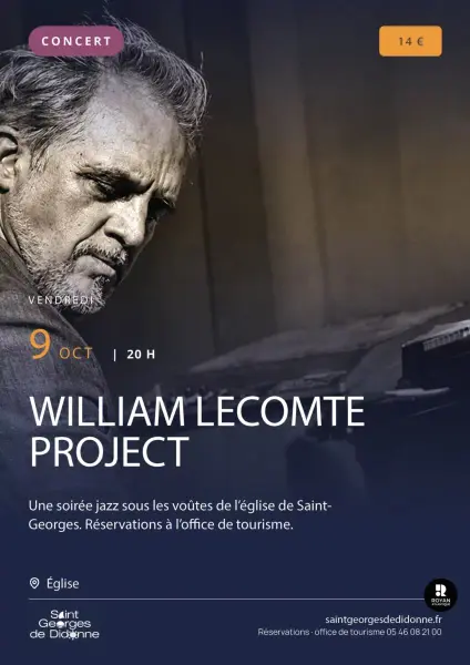 Concert de jazz : William Lecomte Project