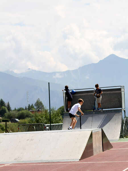 Modules de skate parc à La Toussuire
