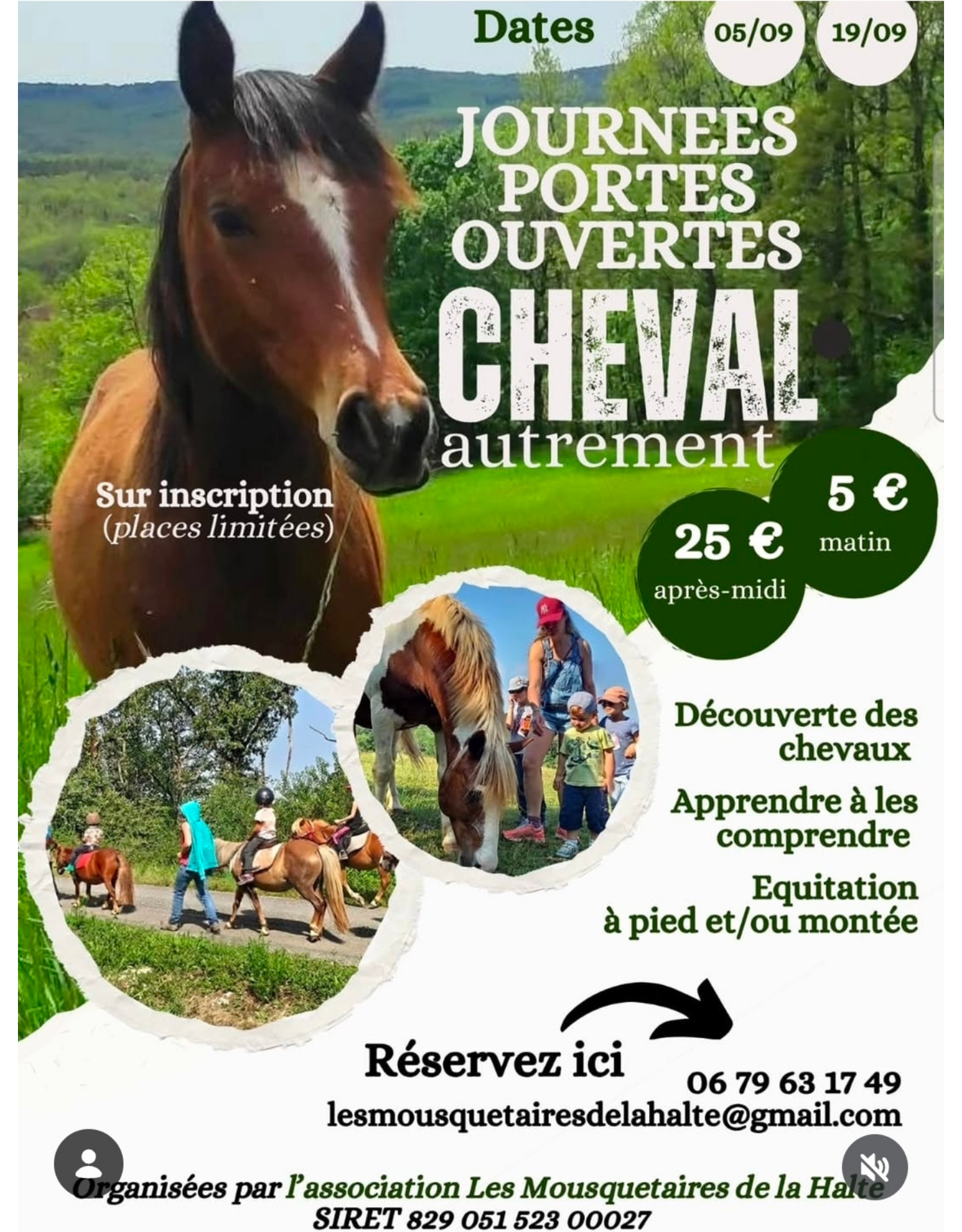 Journée portes ouvertes - cheval autrement