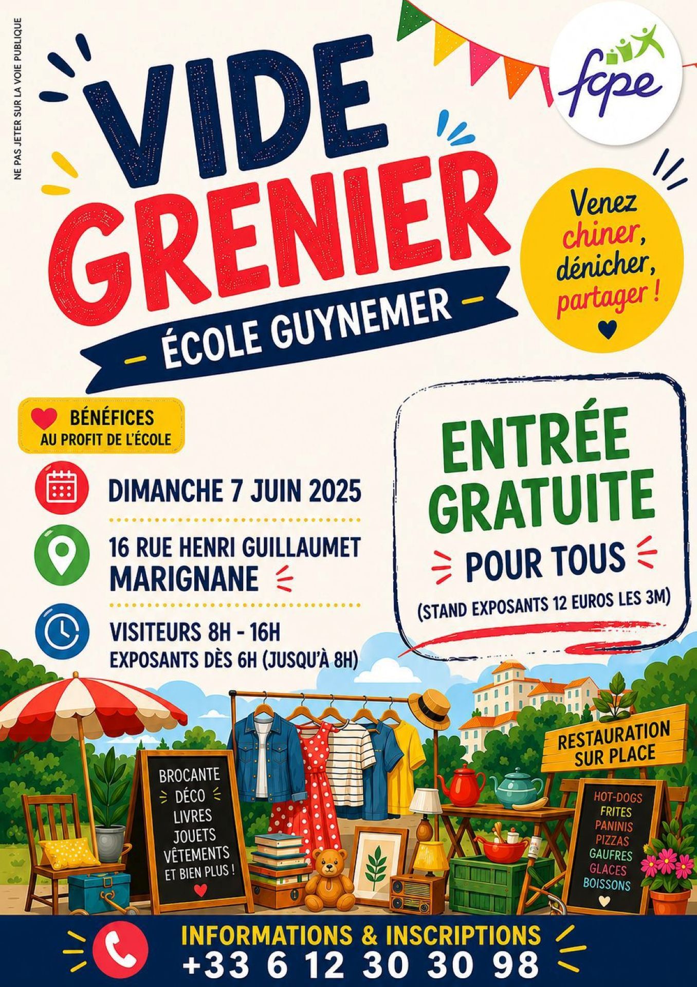 ANNULE ! Vide-greniers de l'école Guynemer