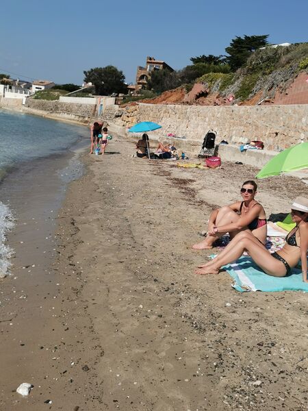 Plage du Rayolet à Six Fours