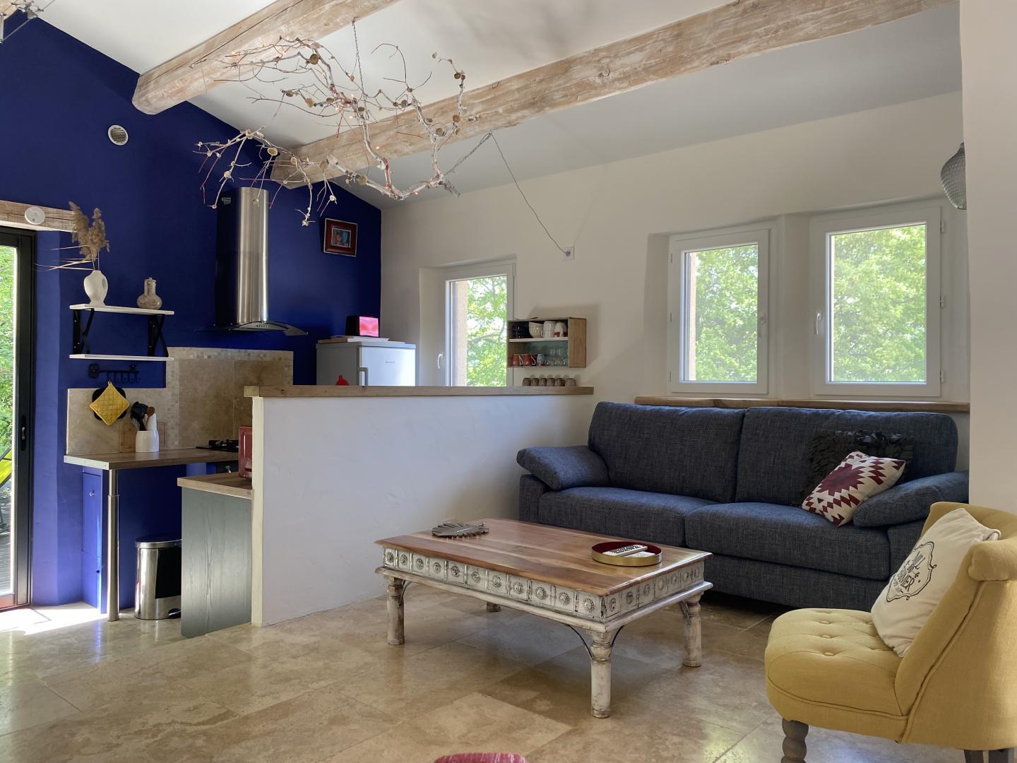 La Cabane de la Baronne sous le signe du 'bleu'