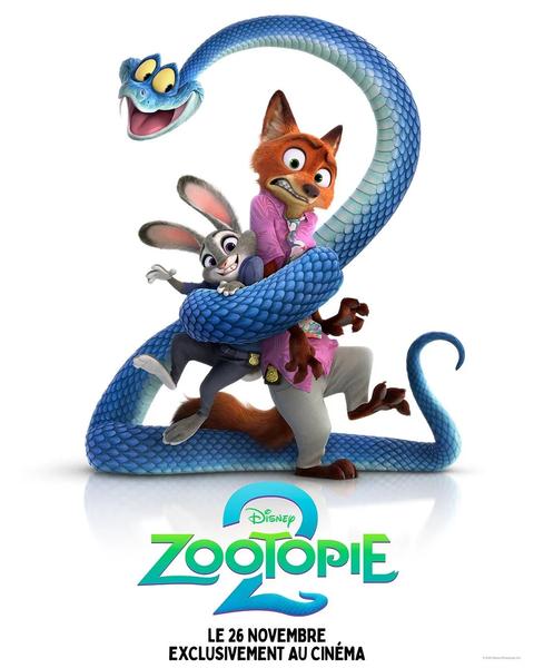 Projection du film : Zootopie 2