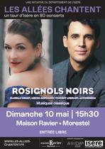 Festival les Allées chantent à la Maison Ravier : Rossignols noirs_Morestel