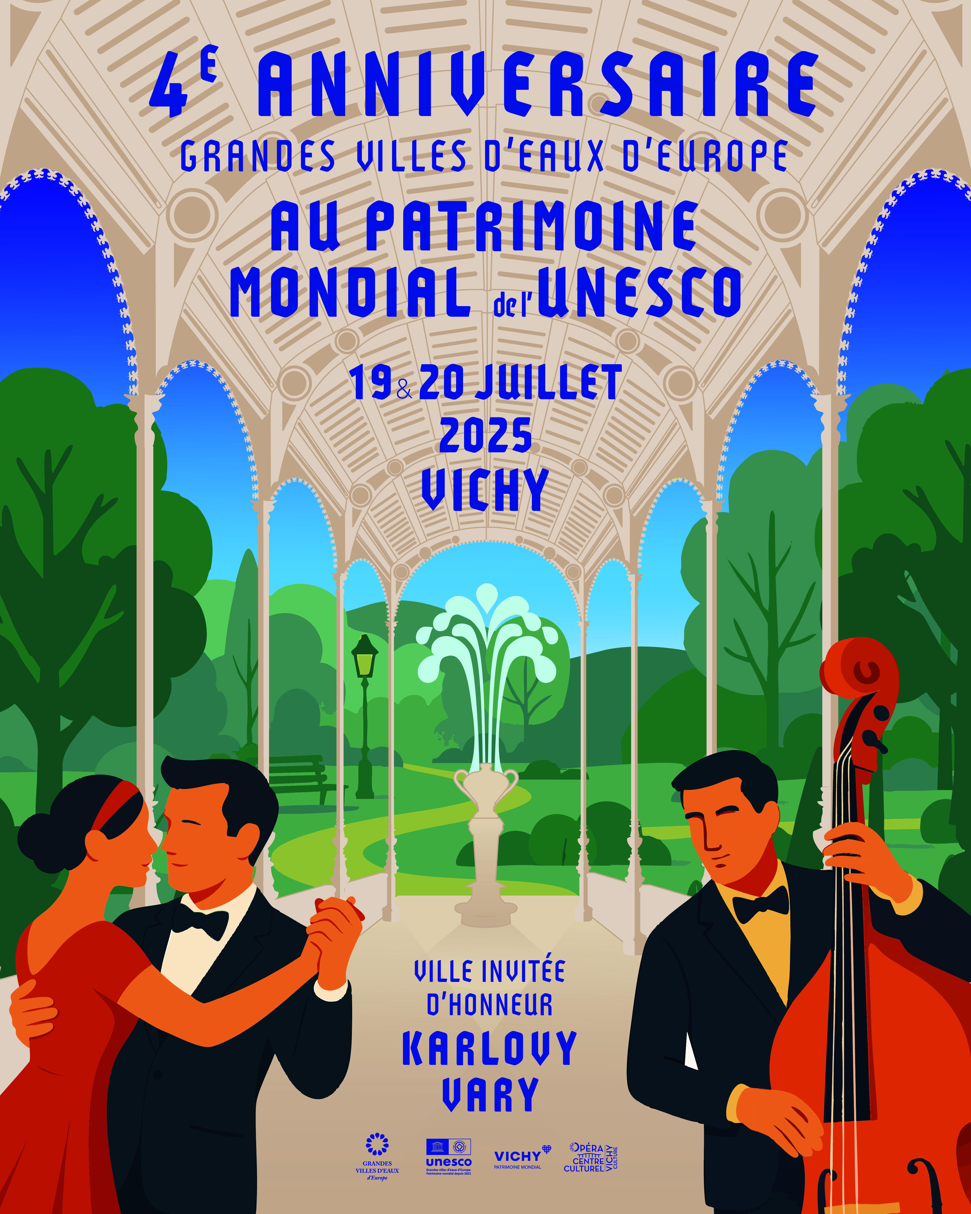 4è anniversaire - Grandes villes d'eaux d'Europe au Patrimoine Mondial de l'UNESCO