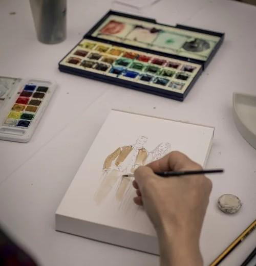 Atelier - peinture à l'aquarelle dans le jardin de la Villa Noailles_Hyères