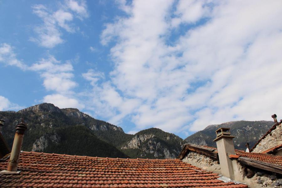 Le Gîte du Four-Vue de la terrasse-Saint-Martin-Vésubie-Gîtes de France des Alpes-Maritimes