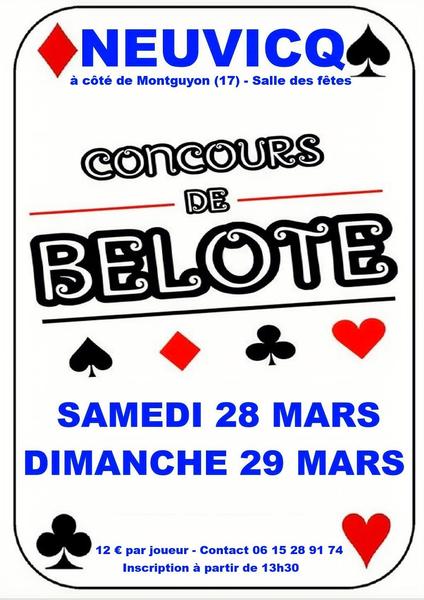 Concours de belote