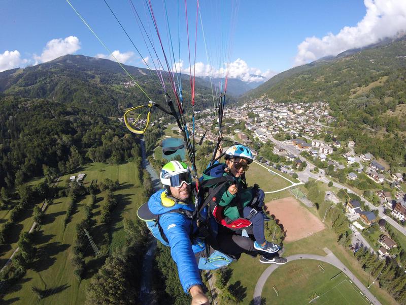 Vol enfant - Smiles parapente - Bozel