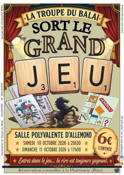 "La Troupe du Balai sort le grand jeu"