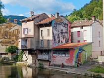 Photo : Circuit street-art : fresques murales de Tenay