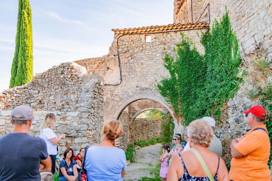Visite commentée du vieux village de Sauzet suivie d'une dégustation_Sauzet