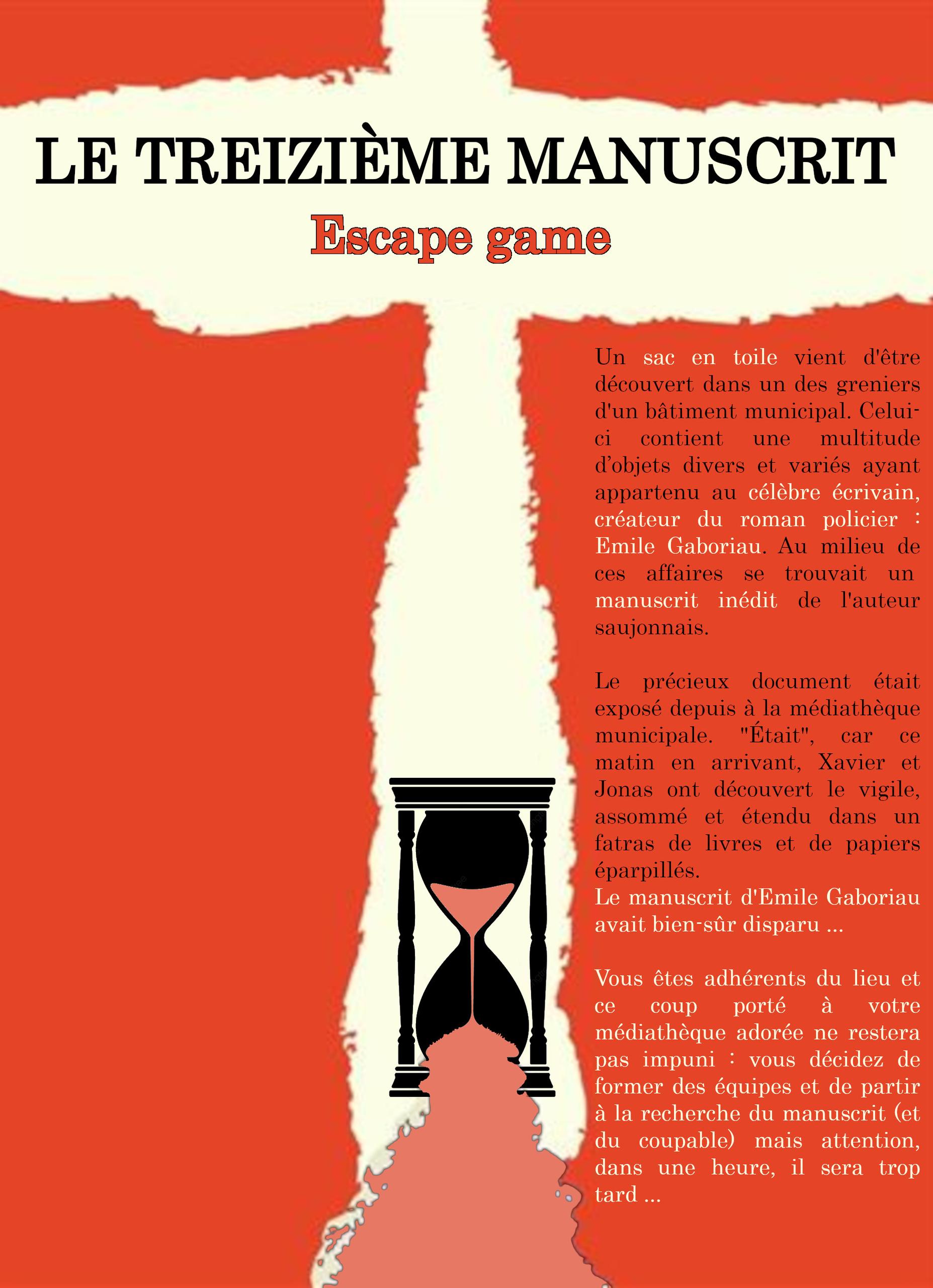 Escape game – Le treizième manuscrit