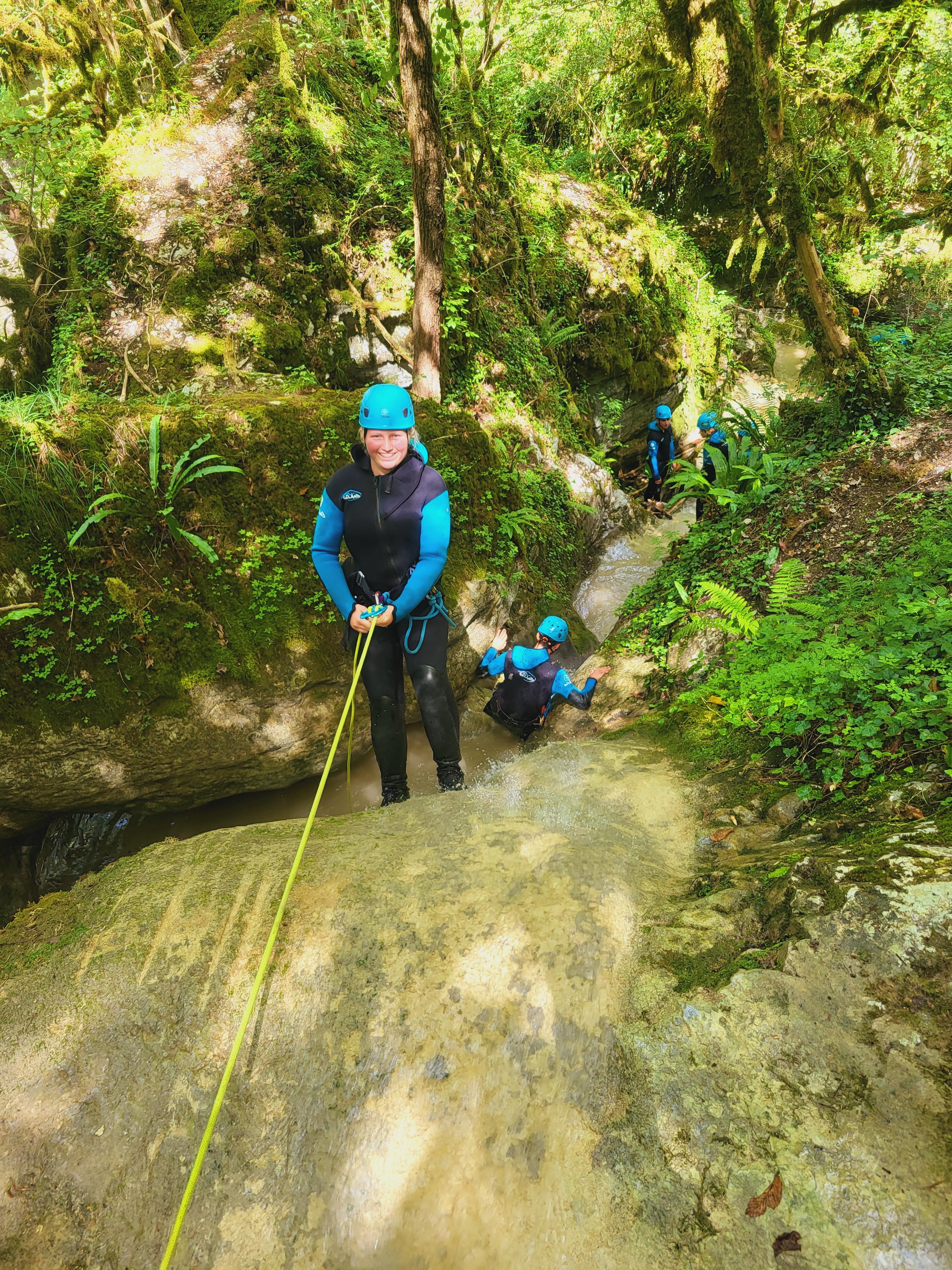 petit rappel d'initiation canyoning grenoble