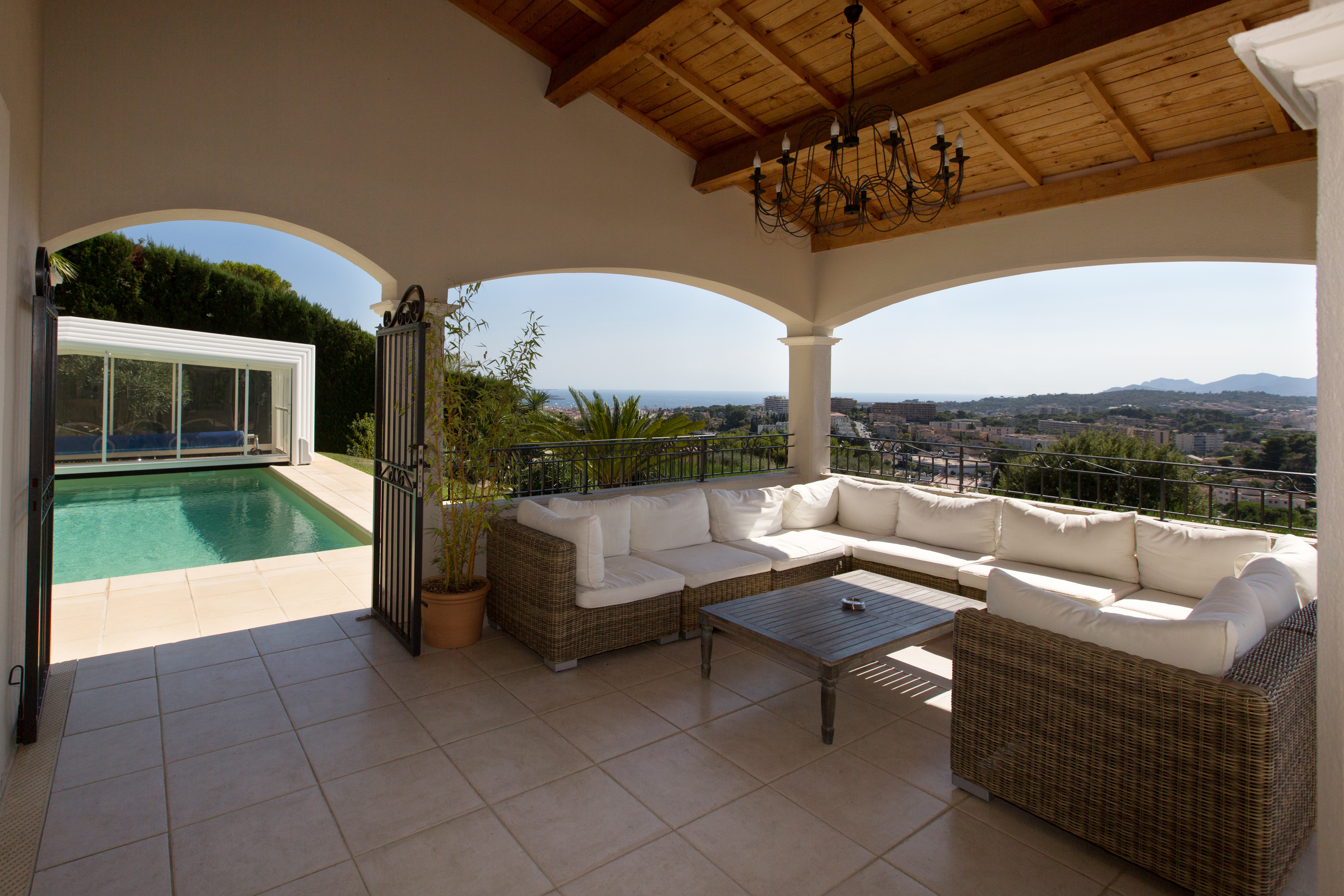 Terrasse chambres d'hôtes de Mougins