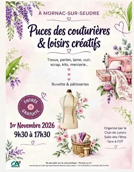 Puces des Couturières et Loisirs Créatifs