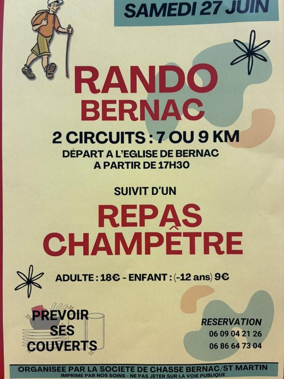 Randonnée pédestre_Bernac