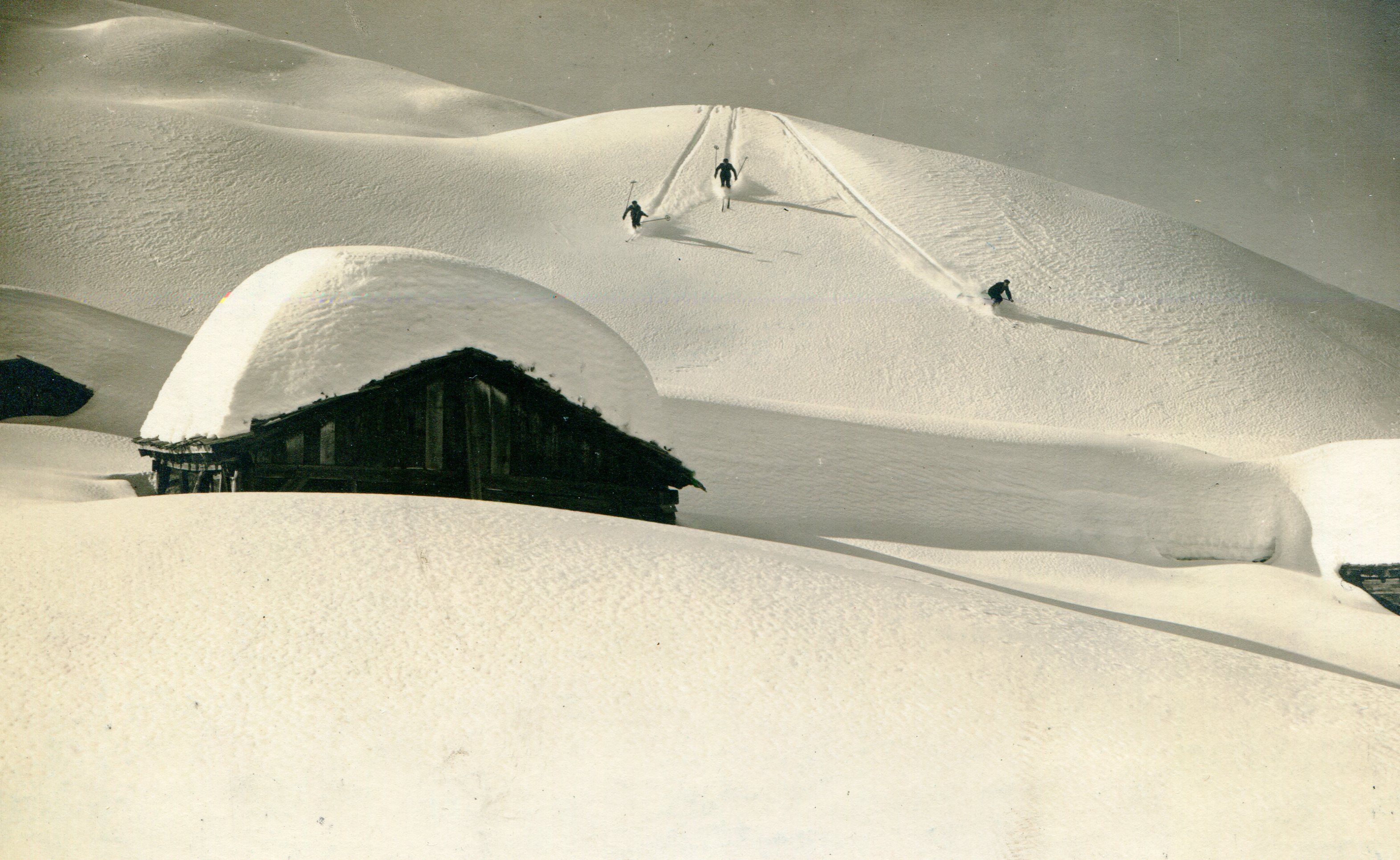 Ambiance hivernale aux Houche