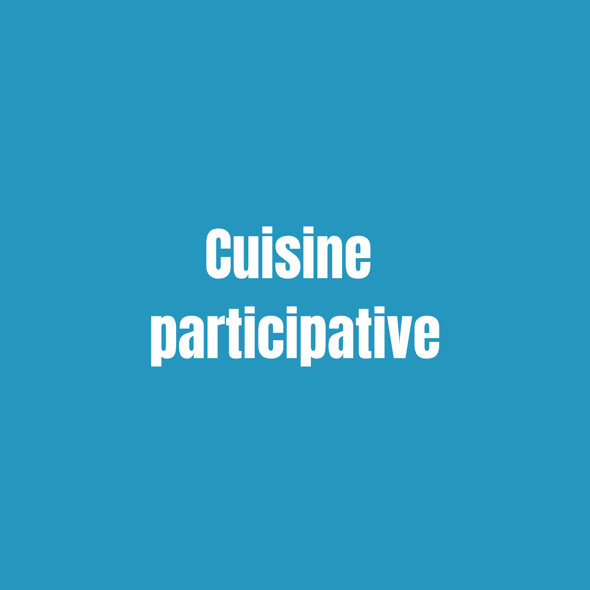 Cuisine participative et repas de Noël