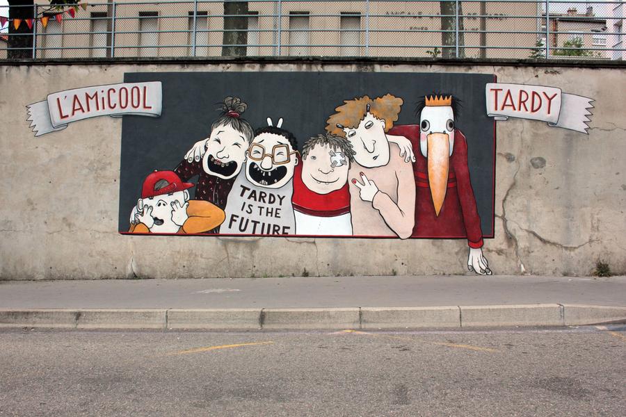 Street Art ça se mange sans fin, fresque Ella et Pitr_Saint-Étienne