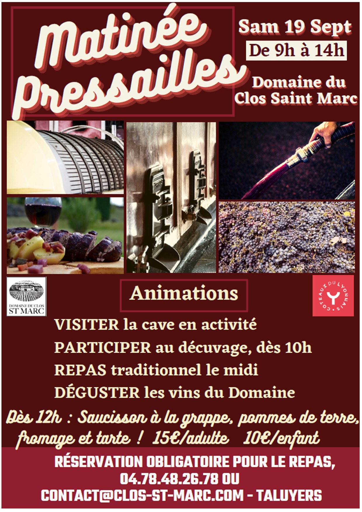 Matinée Pressailles_ClosSaintMarc_Taluyers