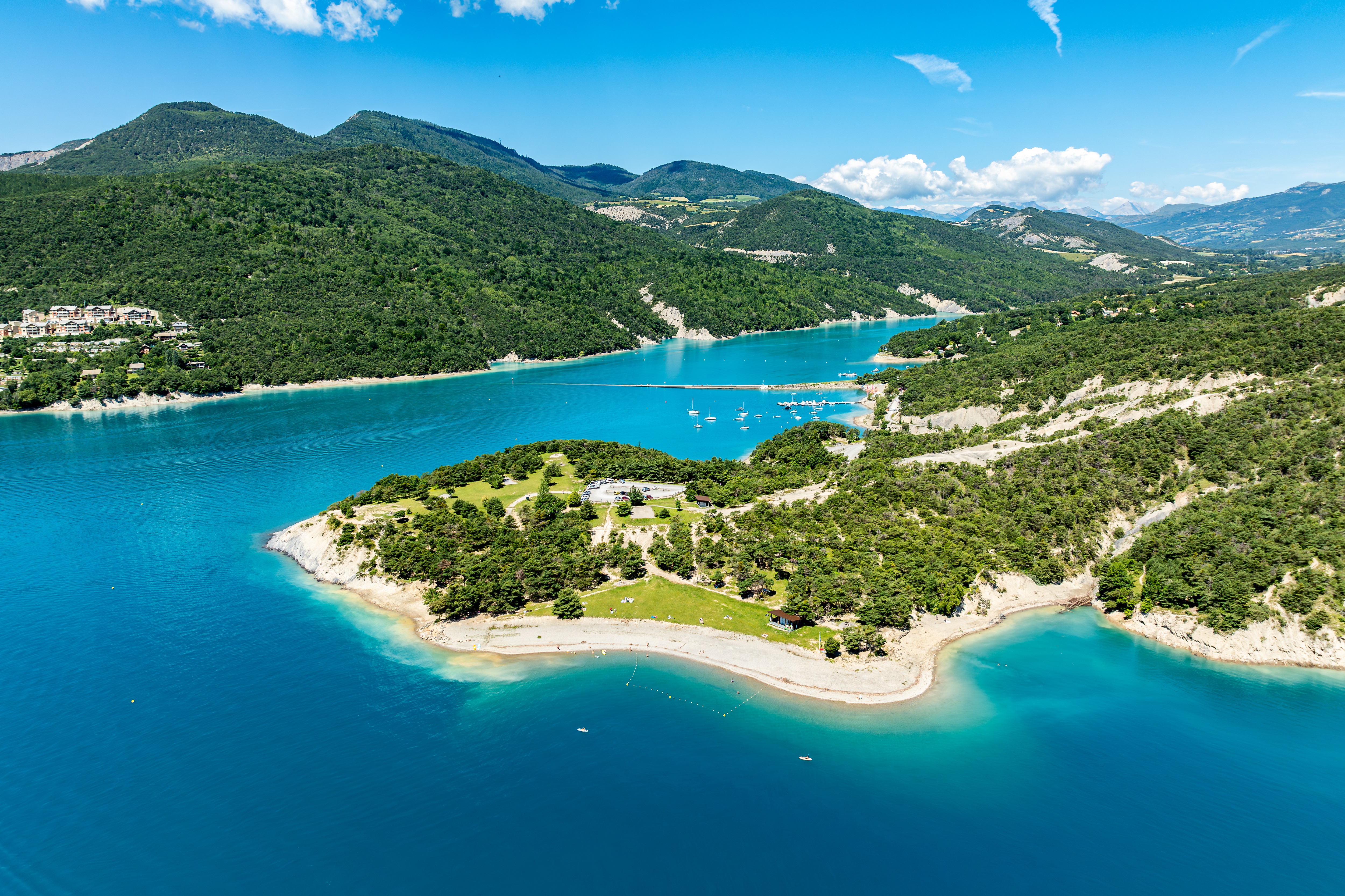 Plage des Trémouilles, Baie de Chanteloube - Chorges