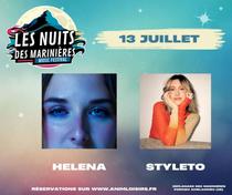 Festival "Les Nuits des Marinières" : concerts d'Helena et Styleto_Porcieu-Ambl…