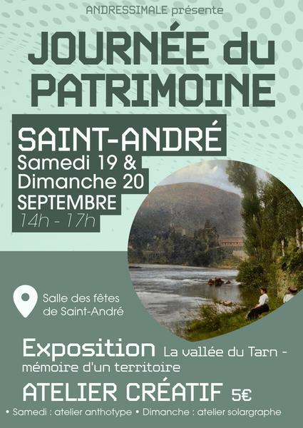 Journées Européennes du Patrimoine 2026 : « La vallée du Tarn – Mémoire d’un territoire »