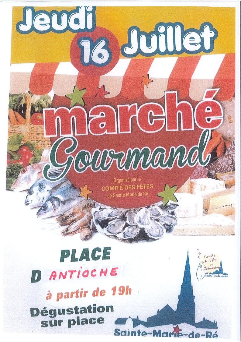 Marché gourmand - Place d'Antioche