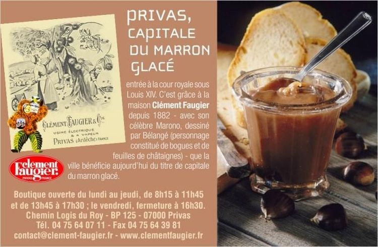 Souvenirs gourmands : Marrons glacés Clément Faugier