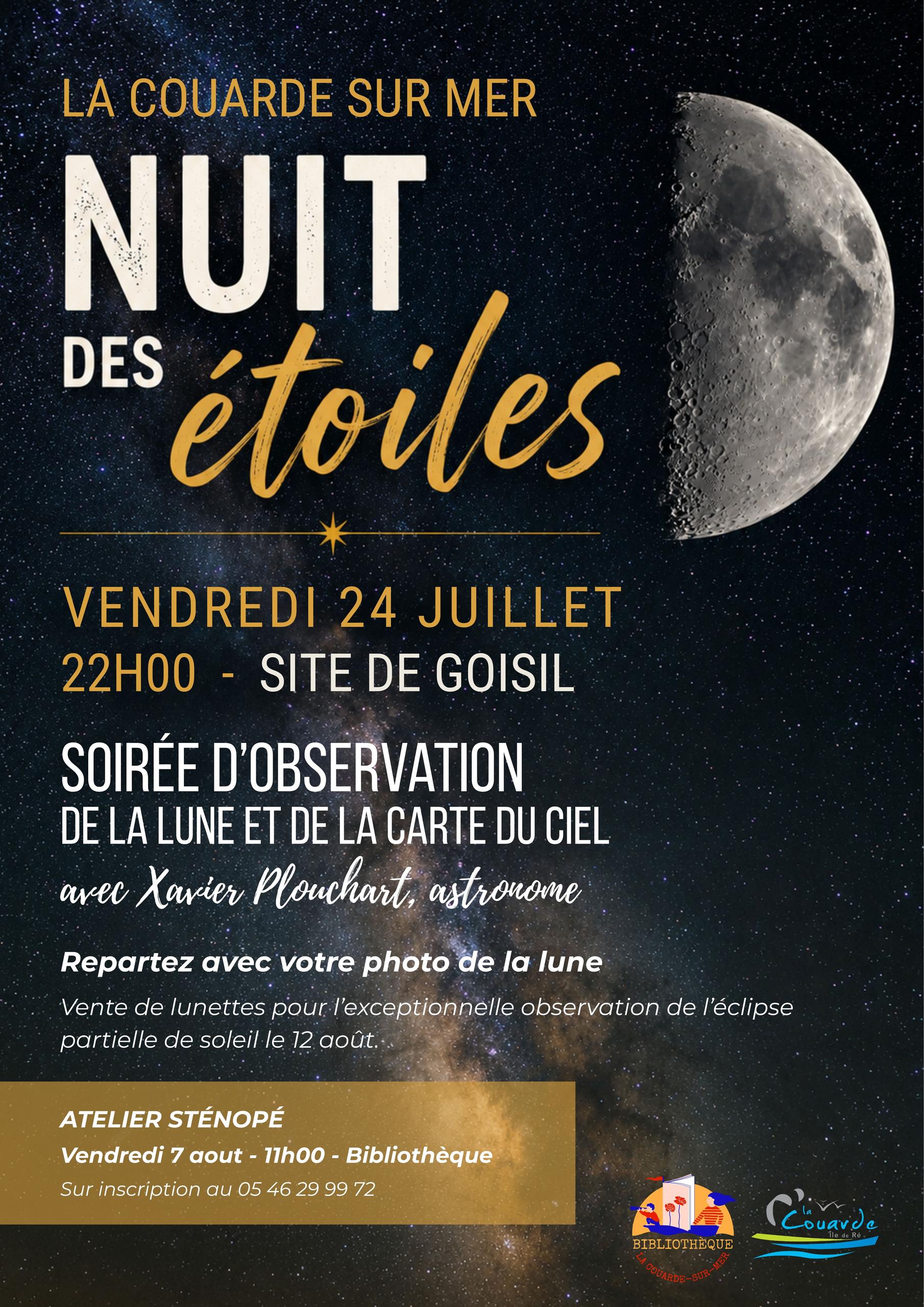 Nuit des étoiles avec Xavier Plouchart