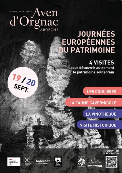 Journées européennes du patrimoine - Grand Site de France de laven dOrgnac_Orgnac-lAven