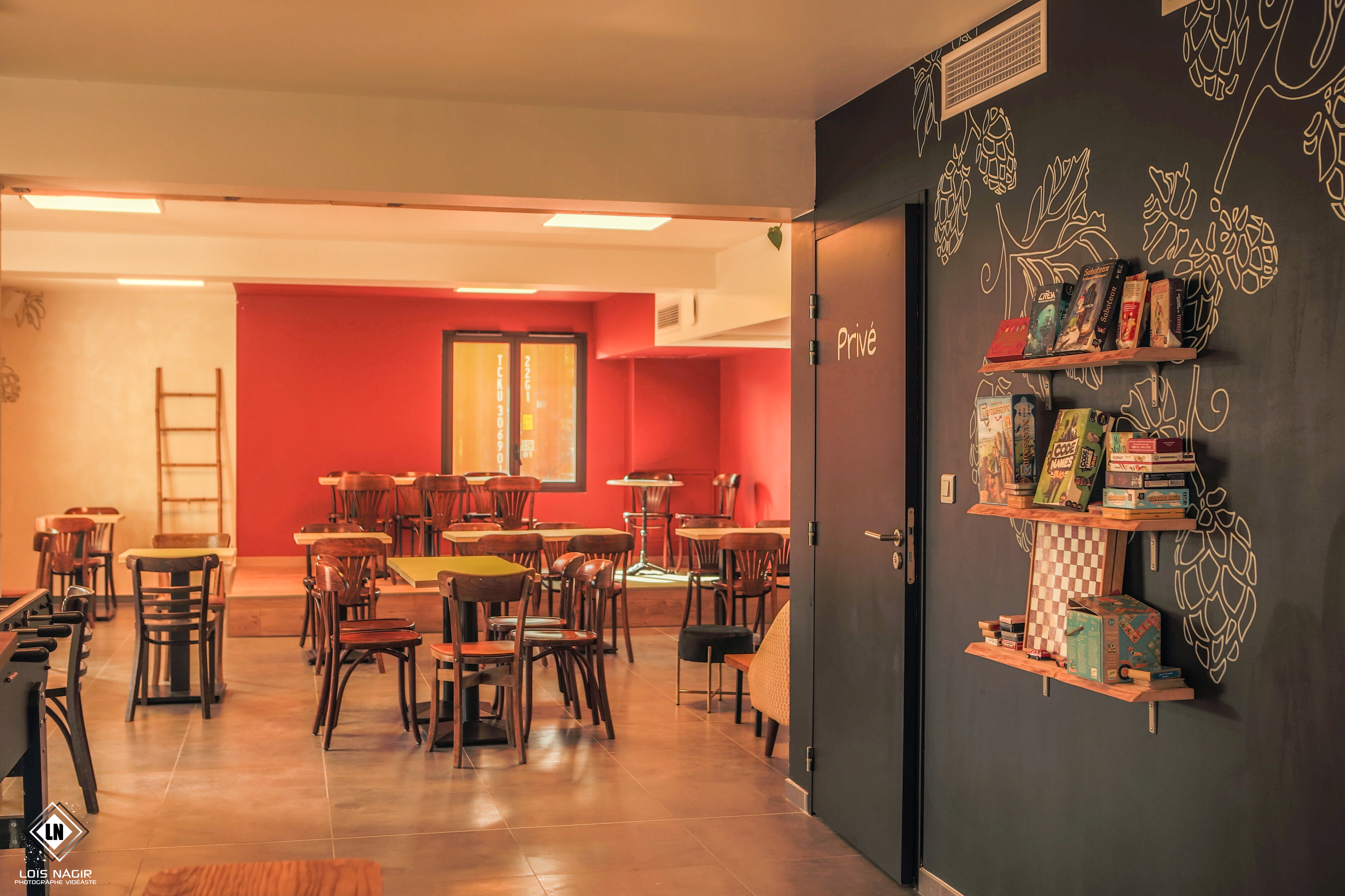 Vue générale salle_ Microbrasserie La Chénou