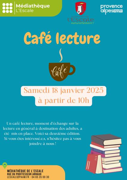 Café lecture Le 18 janv 2025