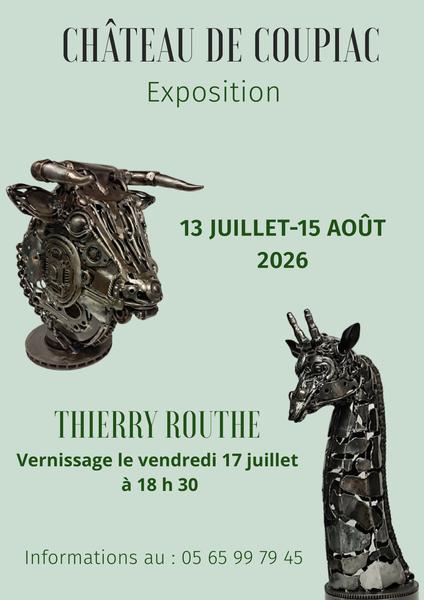 Exposition au château de Coupiac
