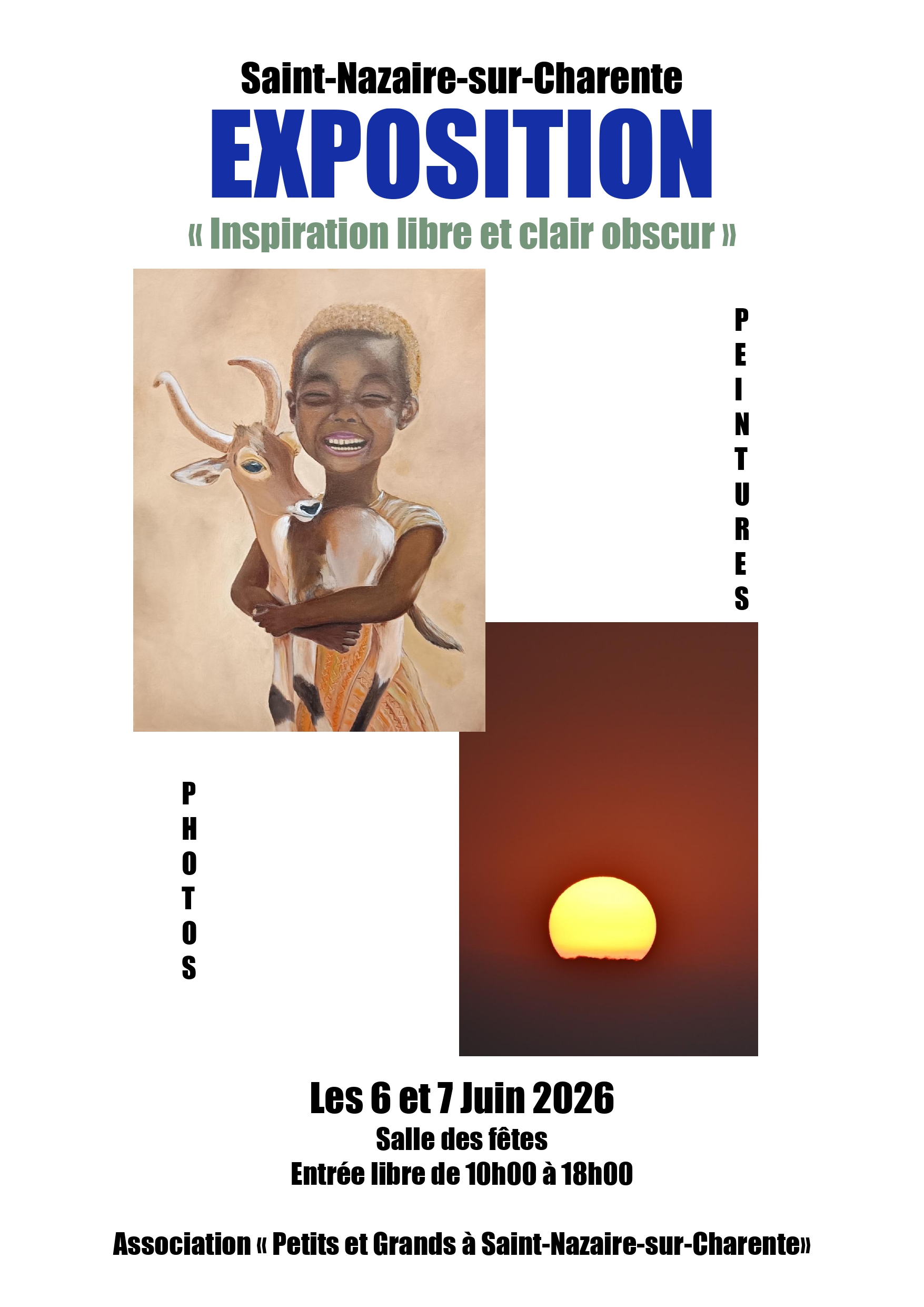 Exposition : Peintures, photos, modelages