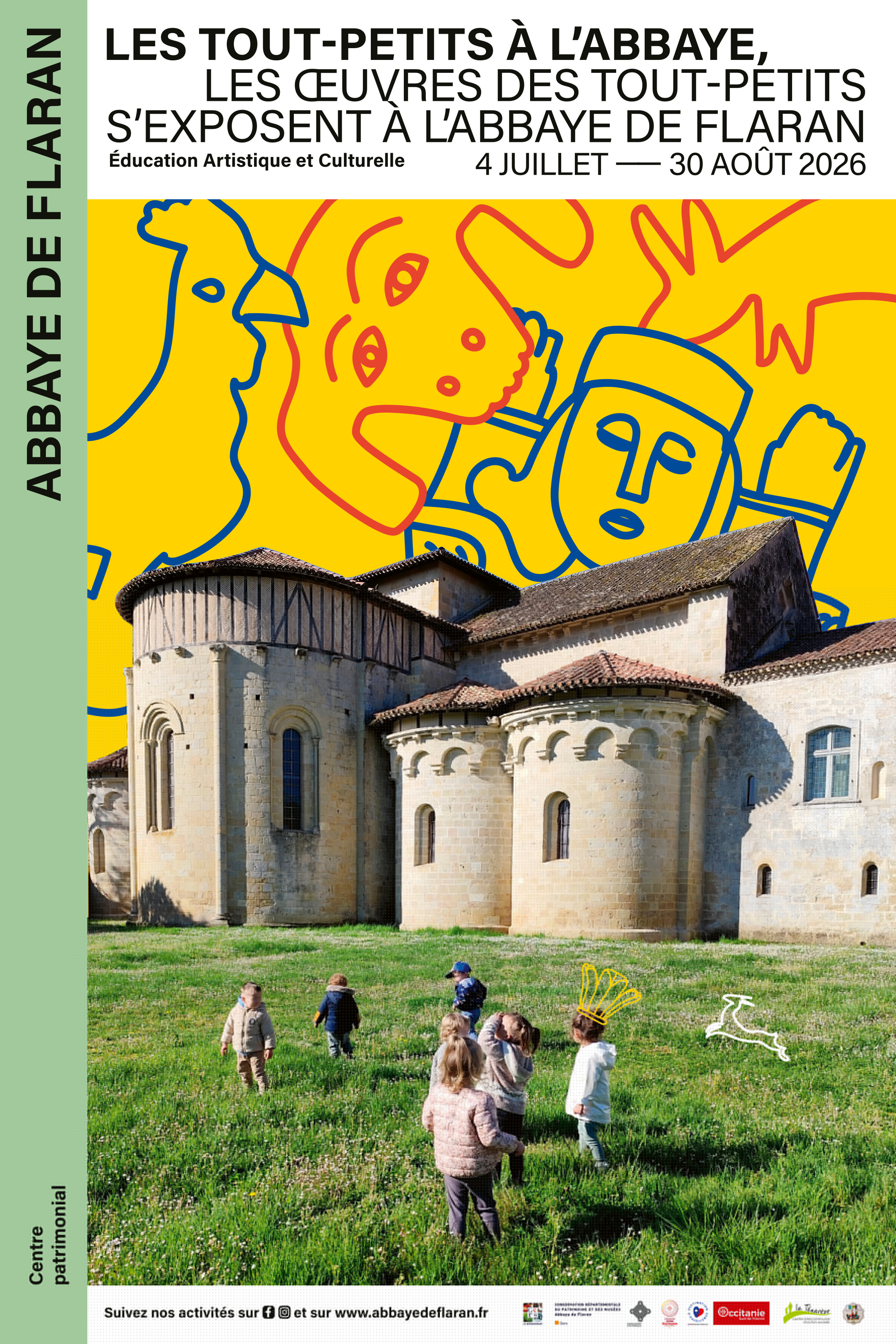 Les tous petits exposent à Flaran_Valence-sur-Baïse