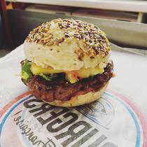 Burger fromage steak