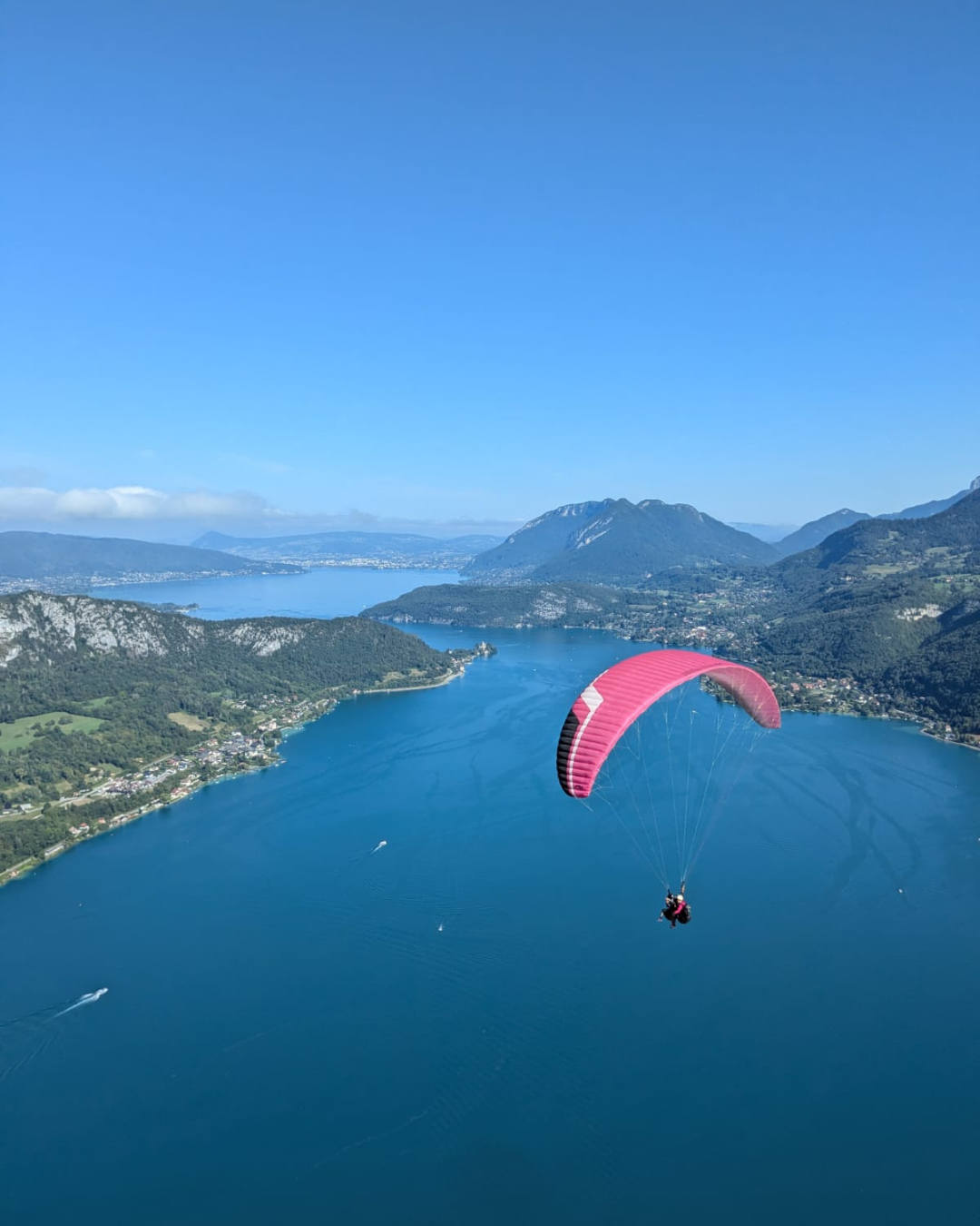 Vue sur le lac d'Annecy