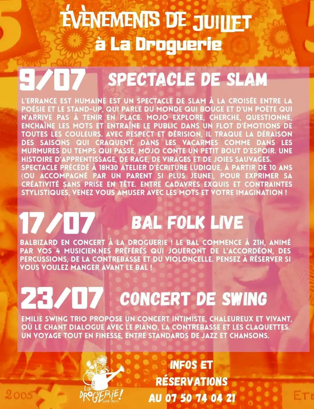 Concert du groupe "Balbizard" (musiques traditionnelles - bal folk)