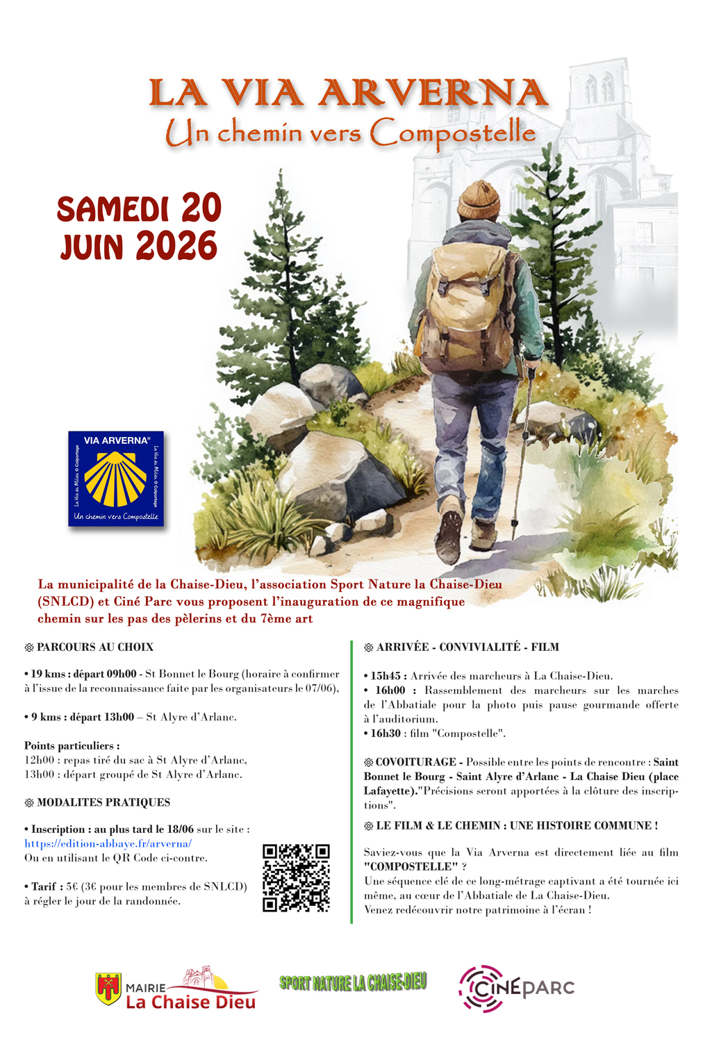 Randonnée La Via Arverna , Un chemin vers Compostelle