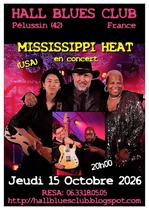 Concert "Mississippi Heat (USA)" - Hall Blues Club_Pélussin