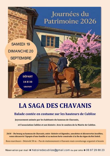 Balades contées LA SAGA DES CHAVANIS
