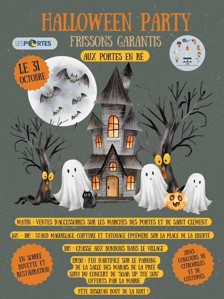 Halloween Party et feu d'artifice