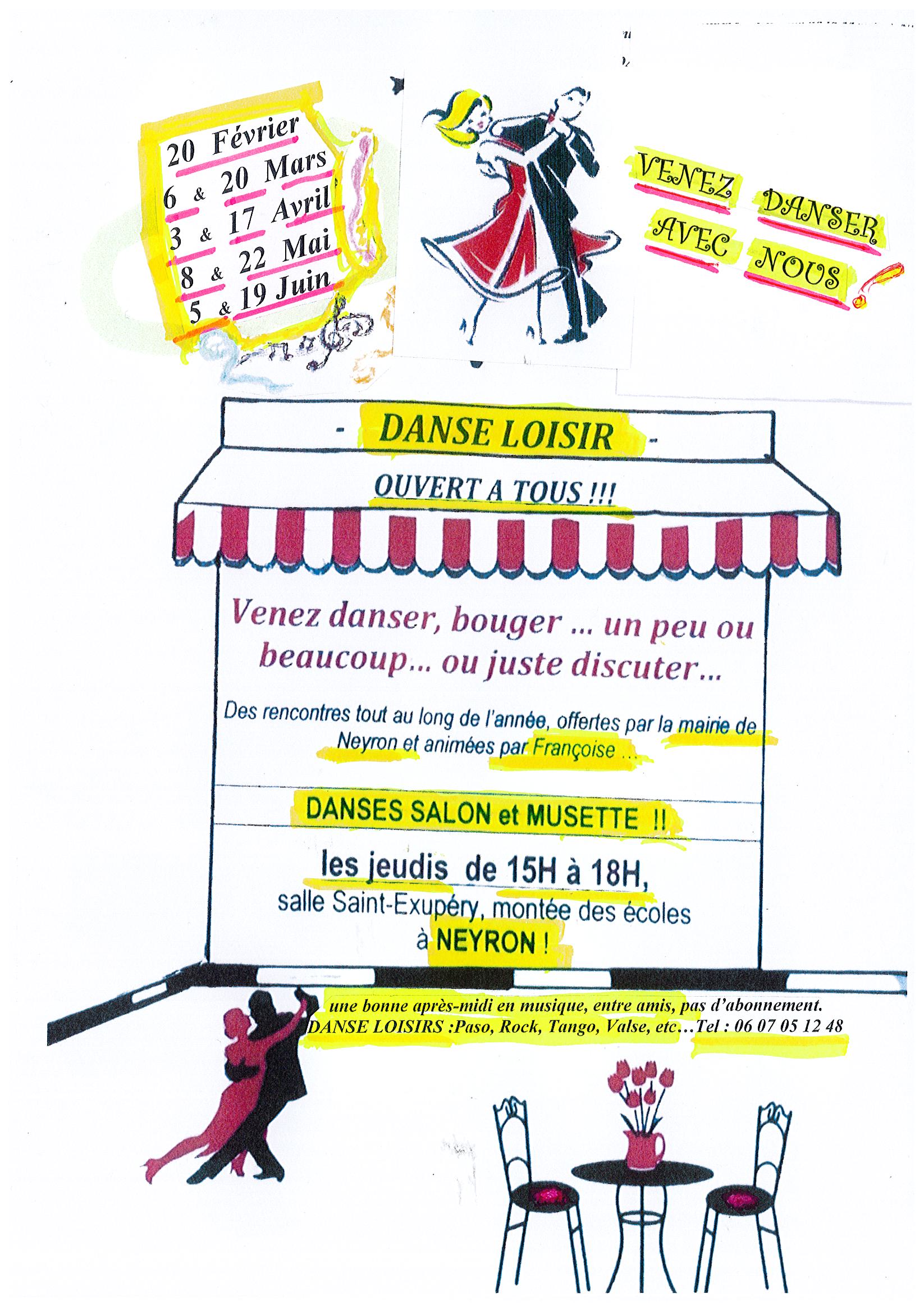 Danse loisir proposée par la mairie de Neyron_Neyron