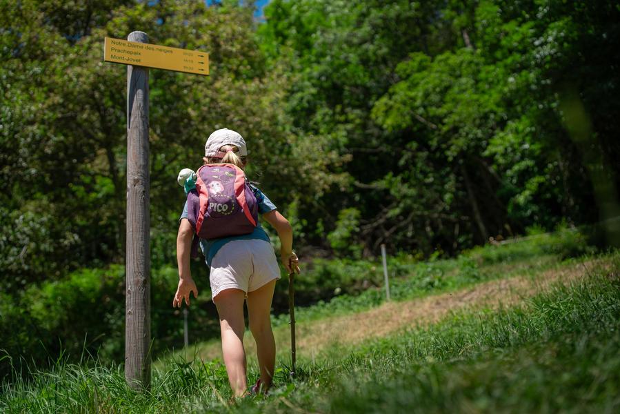 Sur le chemin de la Chapelle Notre Dame des Neiges A/R - Montagny