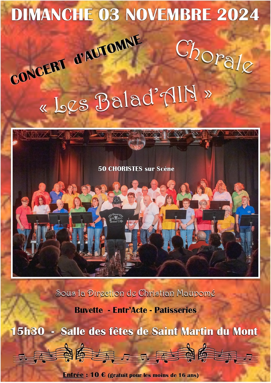 Affiche Concert Les Balad’Ain 