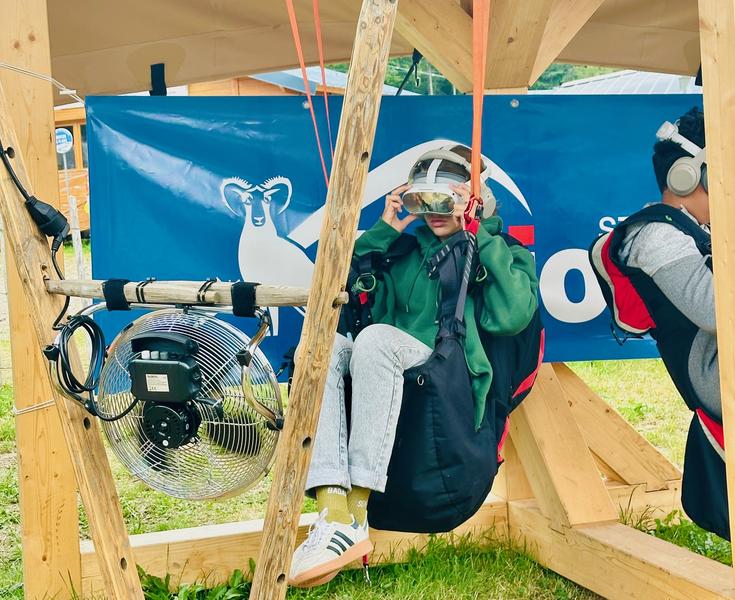 Vol en immersion en parapente